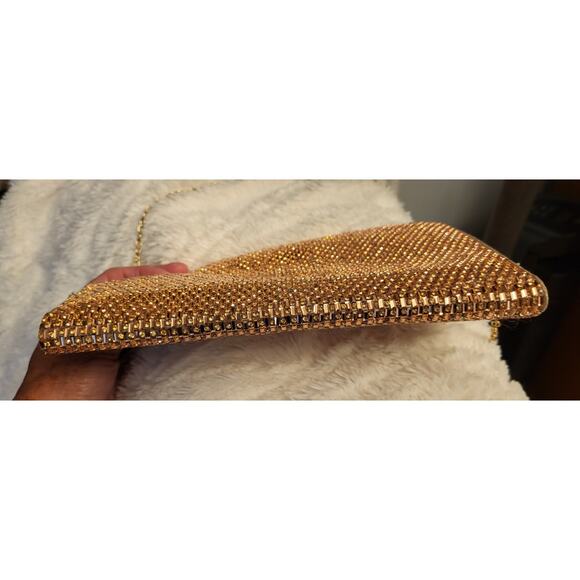 Unbranded Rose Gold Beaded Purse Bag Crossbody Purse Prom Wedding Bag - Picture 15 of 15
